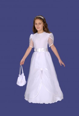 sukienka z drapowanym szyfonem